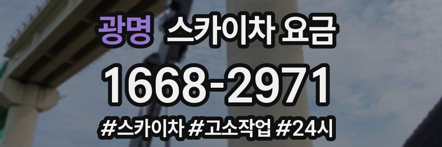 광명 스카이차 요금
