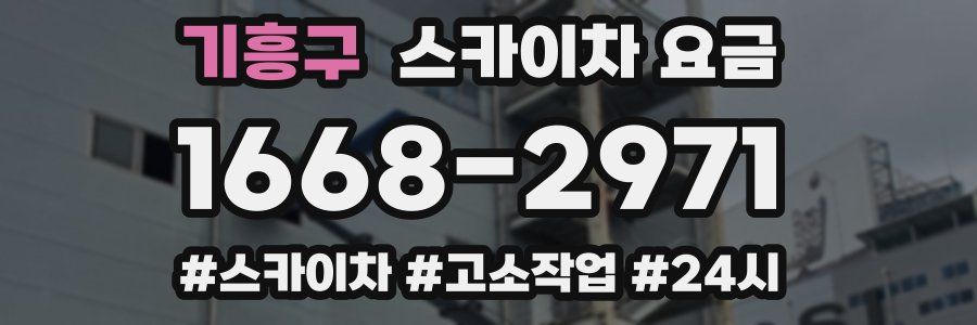 기흥구 스카이차 요금