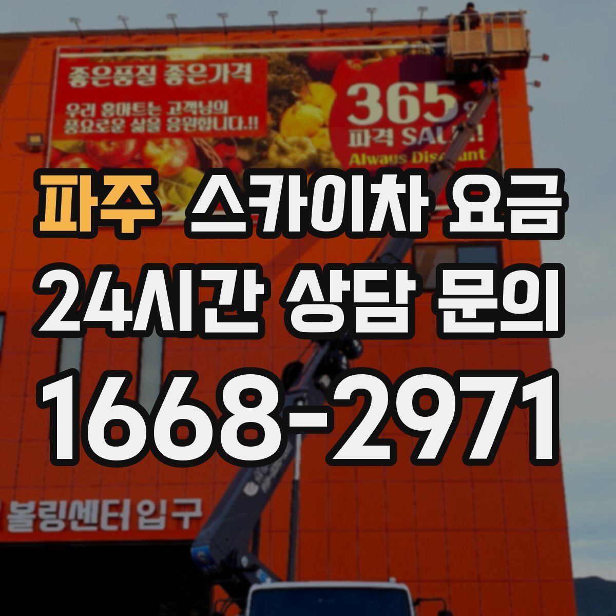 파주 스카이차 요금