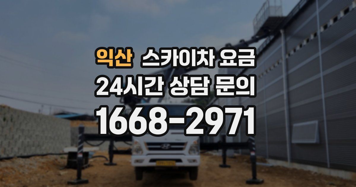 익산 스카이차 요금