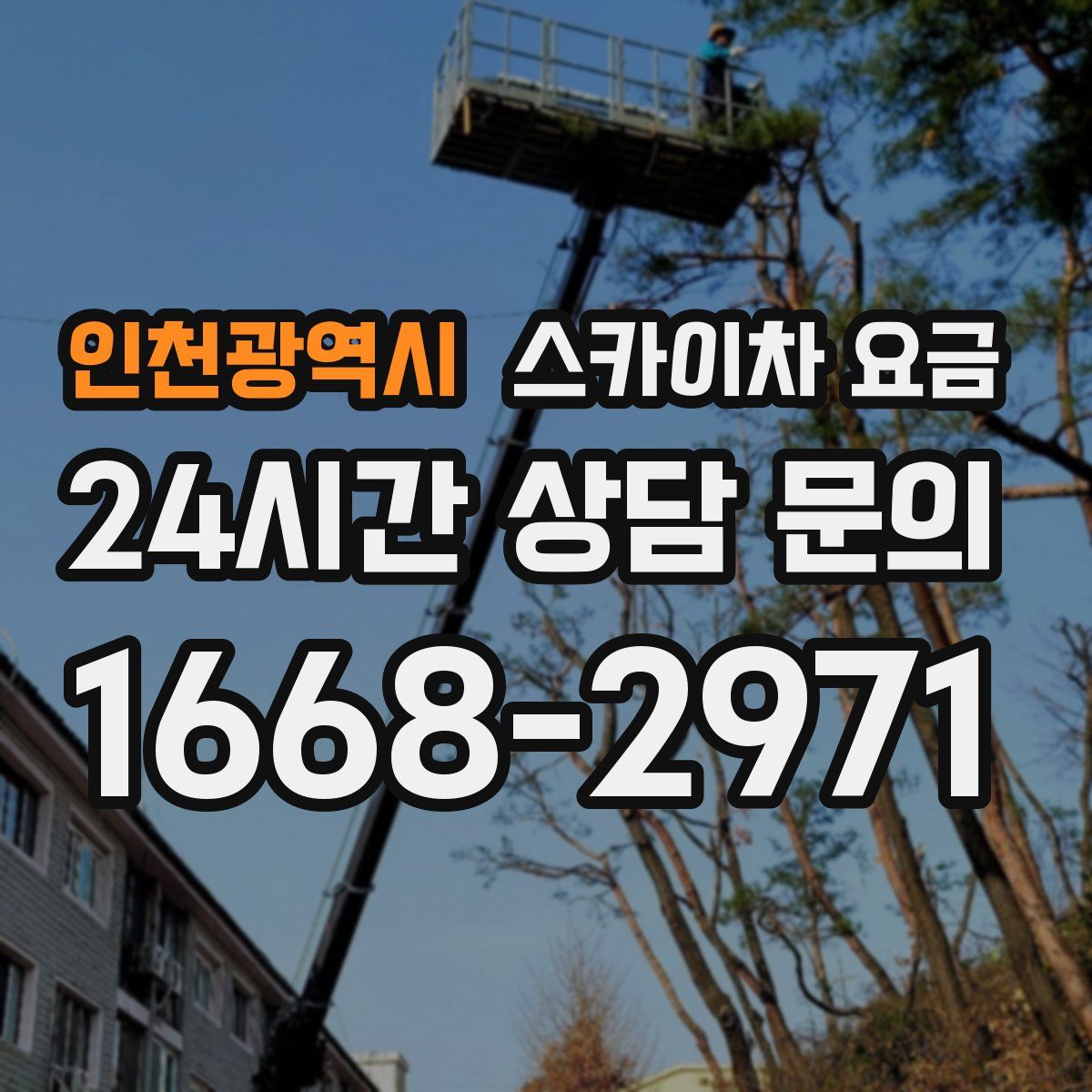 인천광역시 스카이차 요금