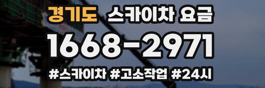 경기도 스카이차 요금