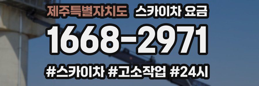 제주특별자치도 스카이차 요금
