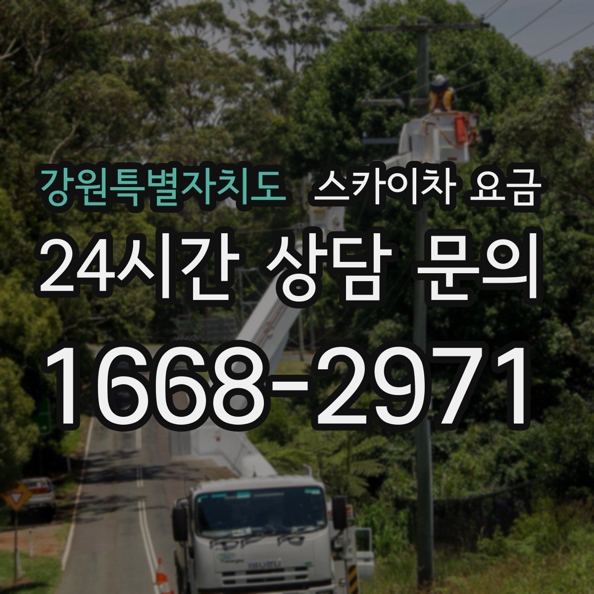 강원특별자치도 스카이차 요금 현장 확인 없이 견적이 어려운 대표 사례