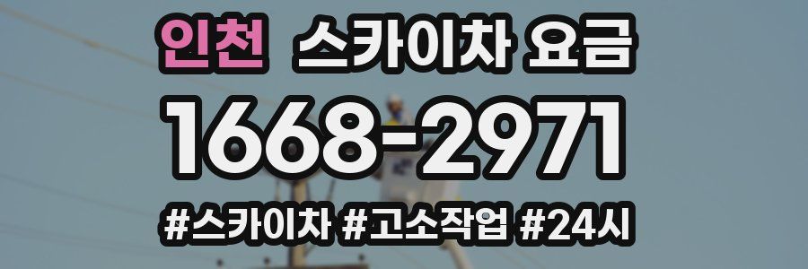 인천 스카이차 요금
