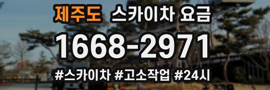 제주도 스카이차 요금