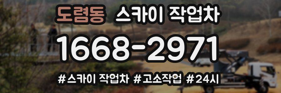 도렴동 스카이 작업차