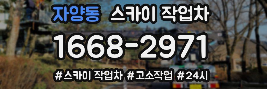 자양동 스카이 작업차