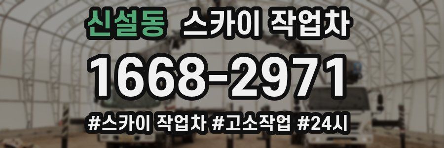 신설동 스카이 작업차