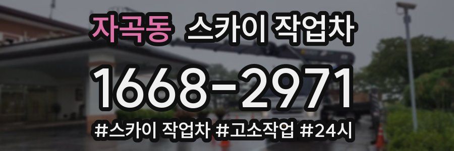 자곡동 스카이 작업차