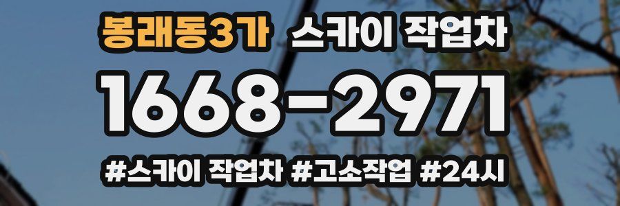 봉래동3가 스카이 작업차