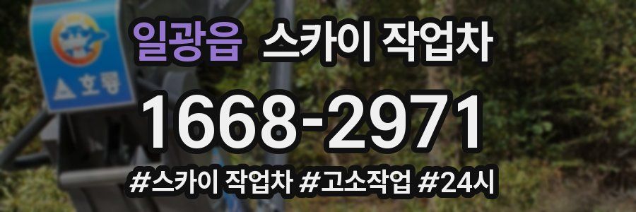 일광읍 스카이 작업차