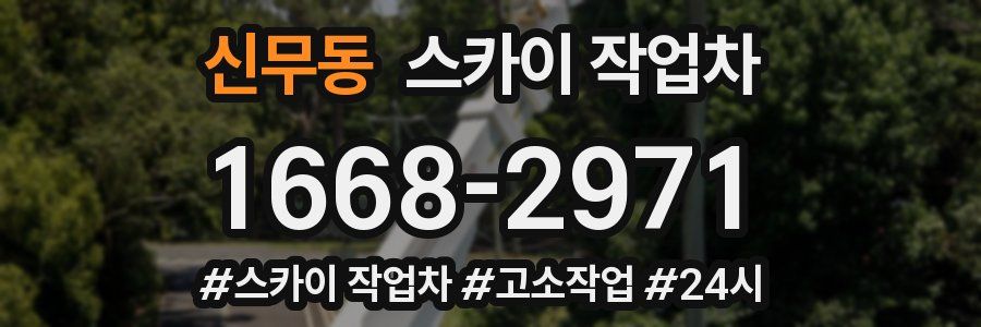 신무동 스카이 작업차