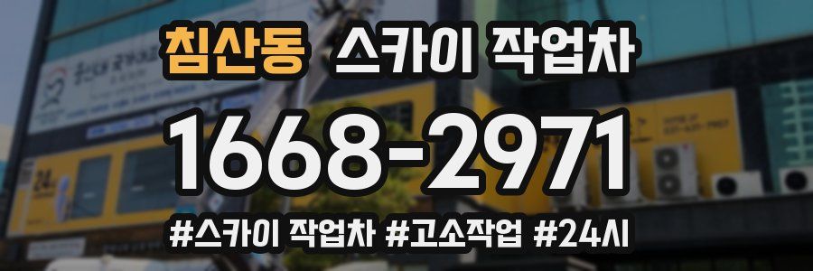 침산동 스카이 작업차