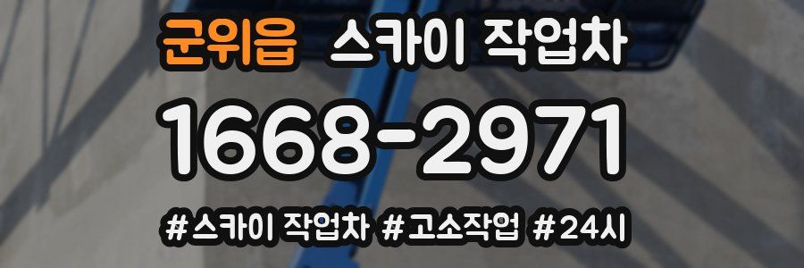 군위읍 스카이 작업차