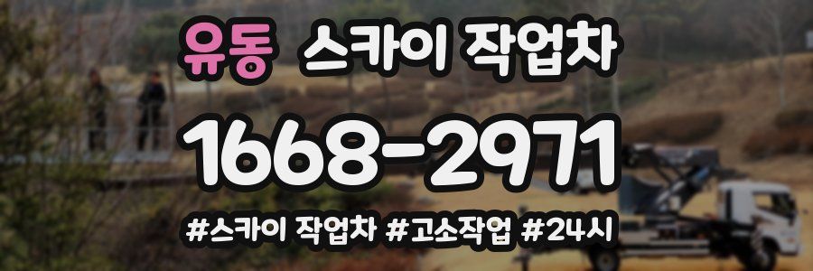 유동 스카이 작업차