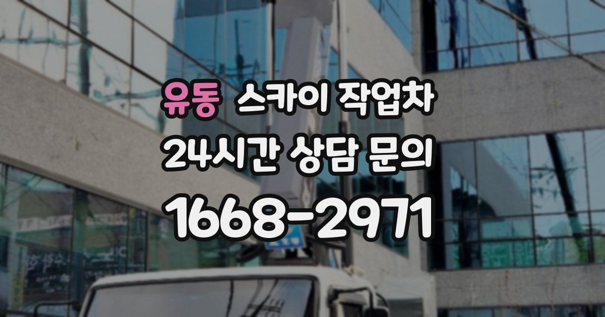 유동 스카이 작업차