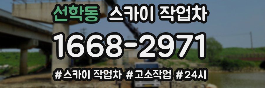 선학동 스카이 작업차