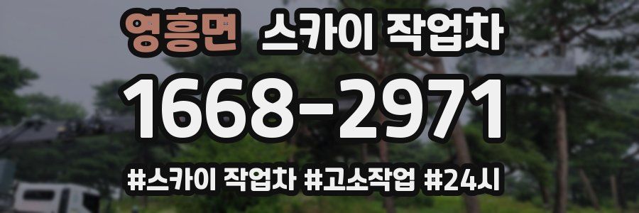 영흥면 스카이 작업차