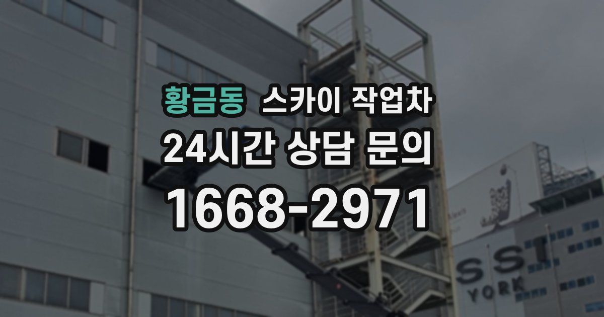 황금동 스카이 작업차