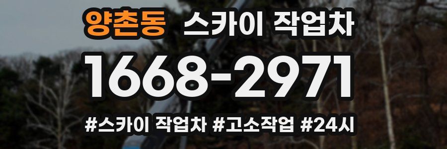 양촌동 스카이 작업차