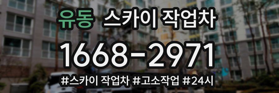 유동 스카이 작업차