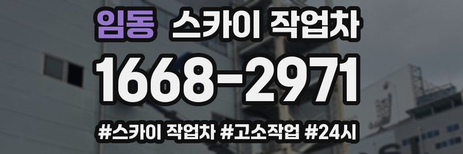 임동 스카이 작업차