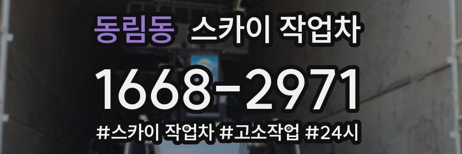 동림동 스카이 작업차