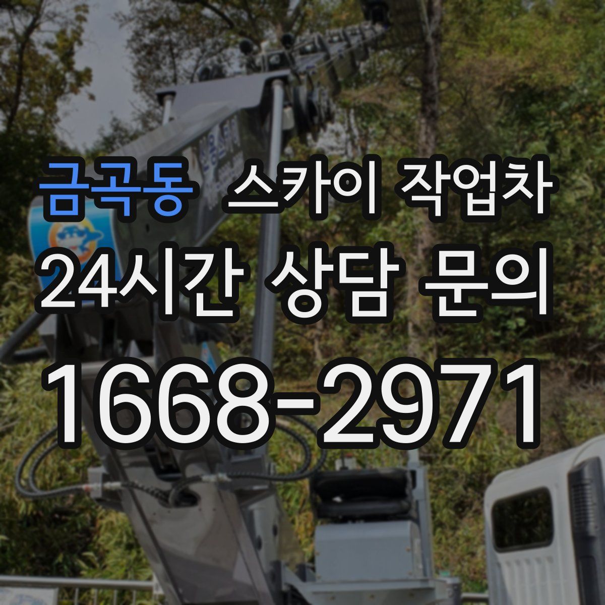 금곡동 스카이 작업차