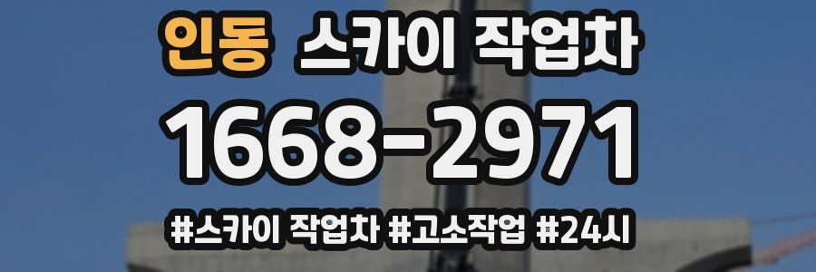 인동 스카이 작업차