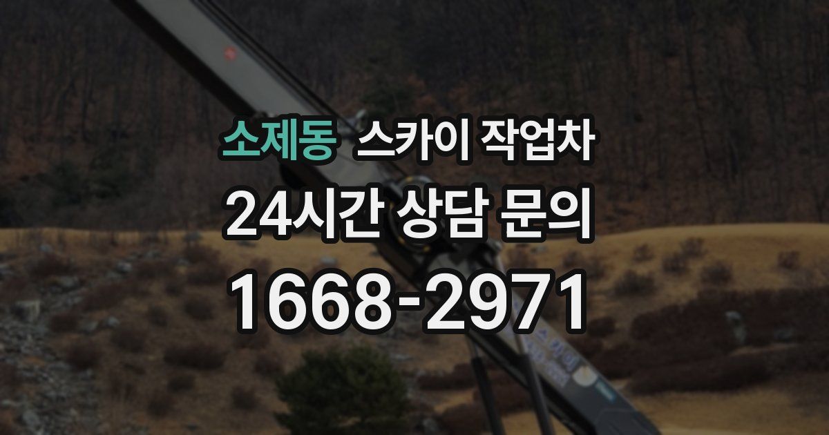 소제동 스카이 작업차