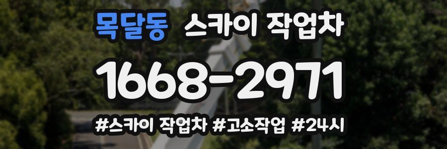 목달동 스카이 작업차