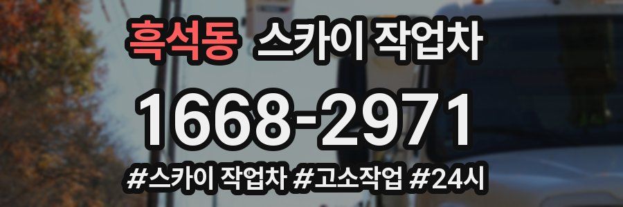 흑석동 스카이 작업차