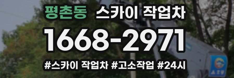평촌동 스카이 작업차