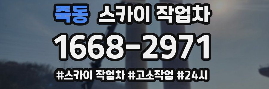 죽동 스카이 작업차