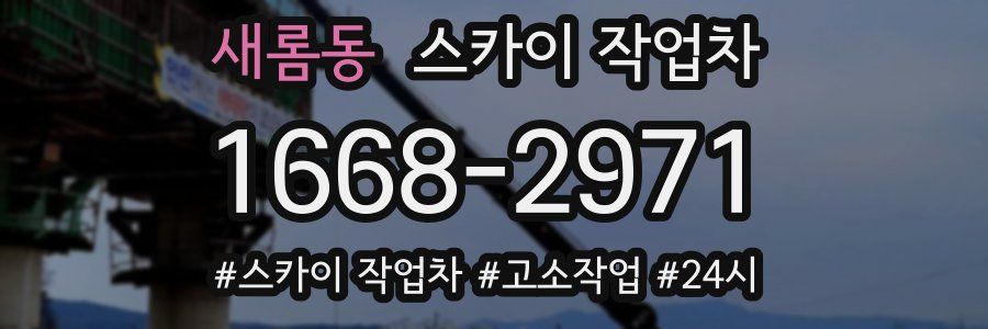 새롬동 스카이 작업차