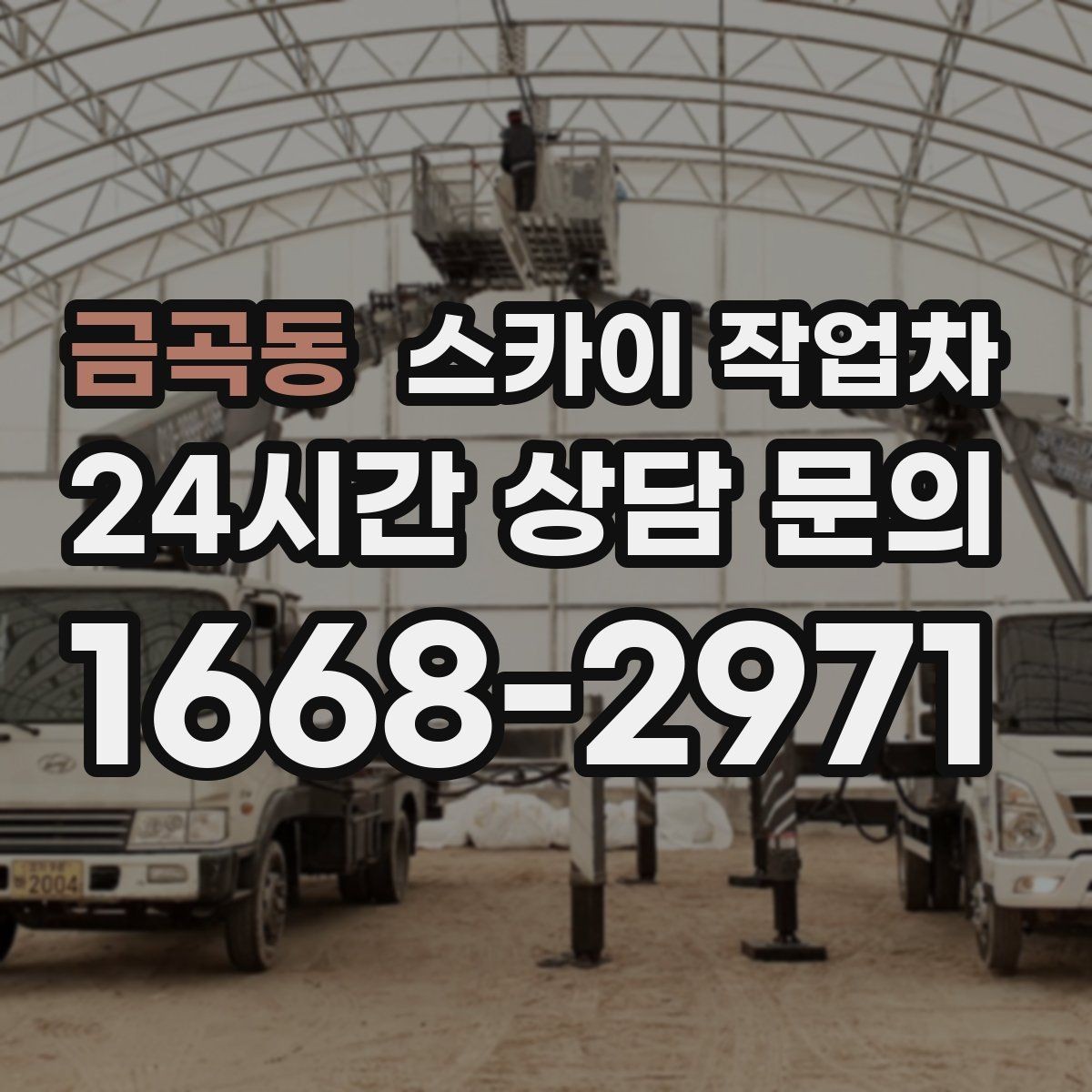 금곡동 스카이 작업차 전선 정리 후 방수 마감까지 한 번에