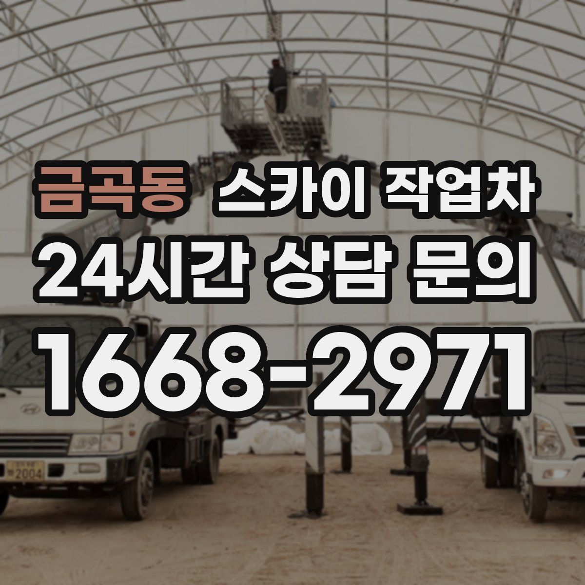 금곡동 스카이 작업차