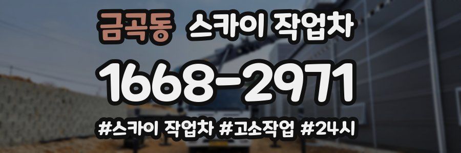 금곡동 스카이 작업차