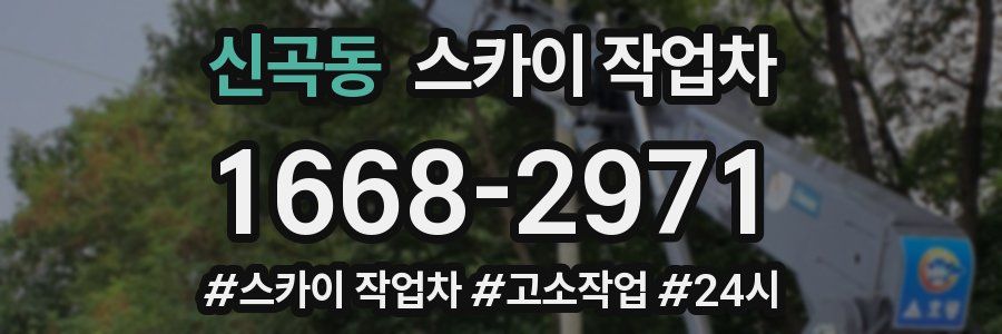 신곡동 스카이 작업차