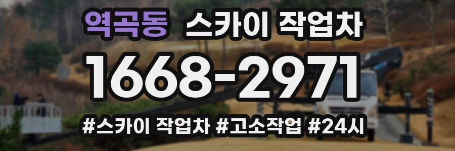 역곡동 스카이 작업차