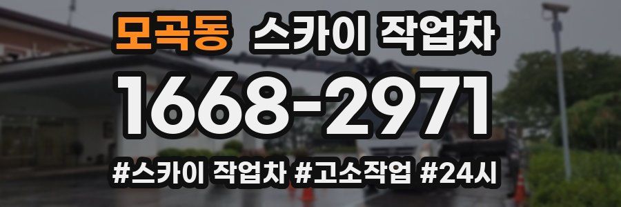 모곡동 스카이 작업차