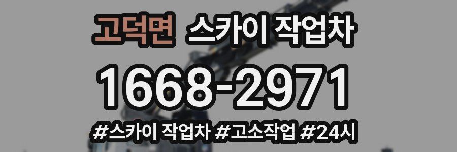 고덕면 스카이 작업차