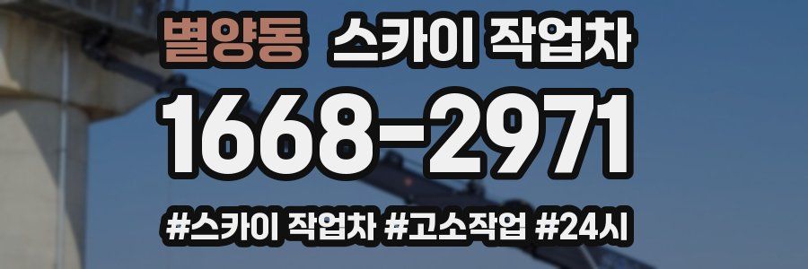 별양동 스카이 작업차