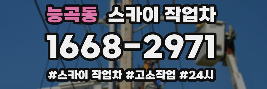 능곡동 스카이 작업차