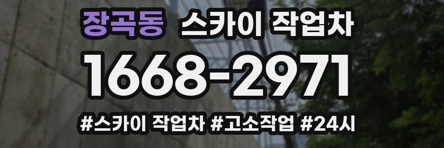 장곡동 스카이 작업차