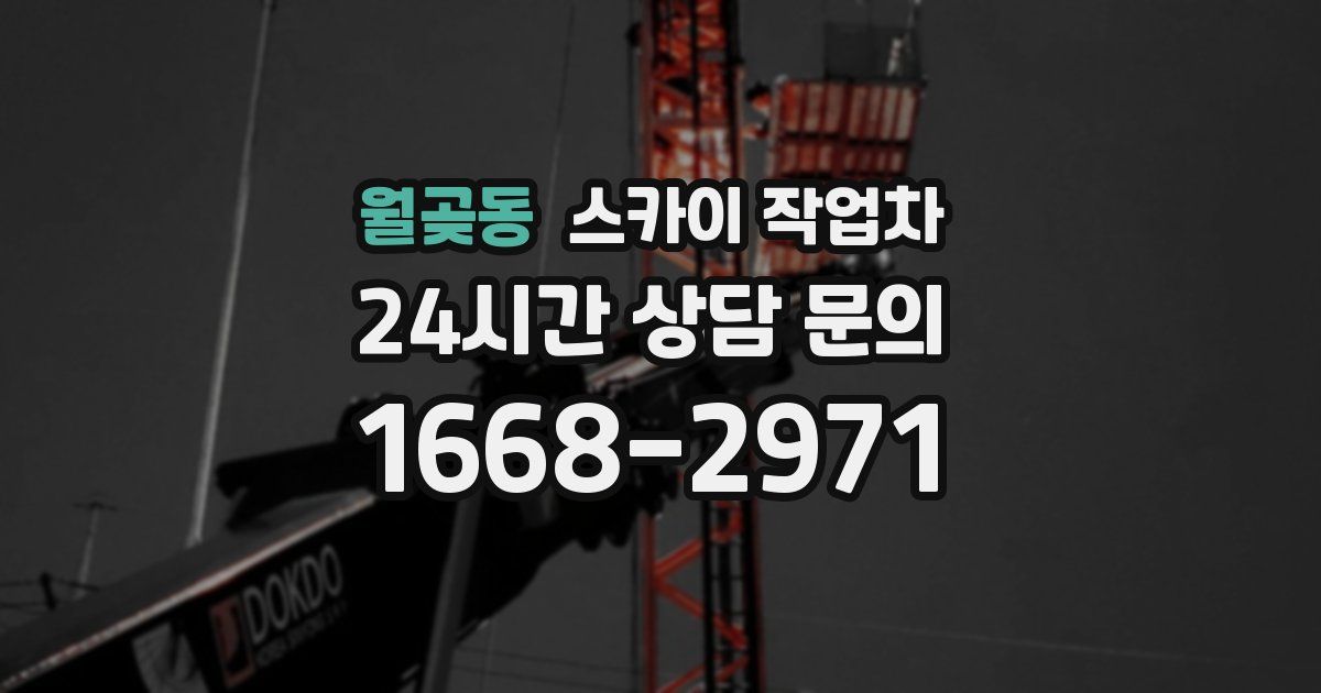 월곶동 스카이 작업차