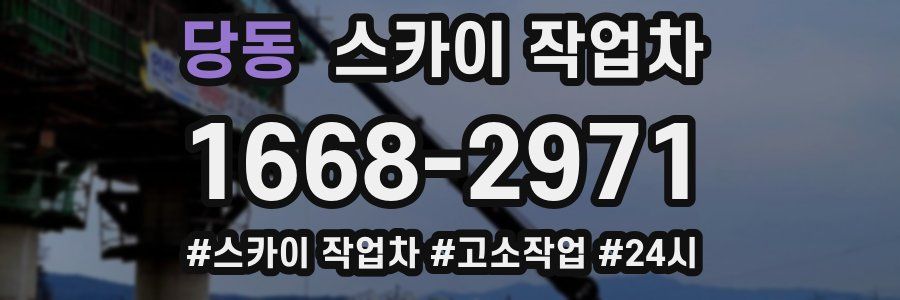 당동 스카이 작업차