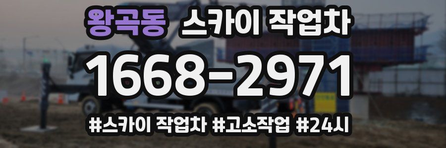 왕곡동 스카이 작업차