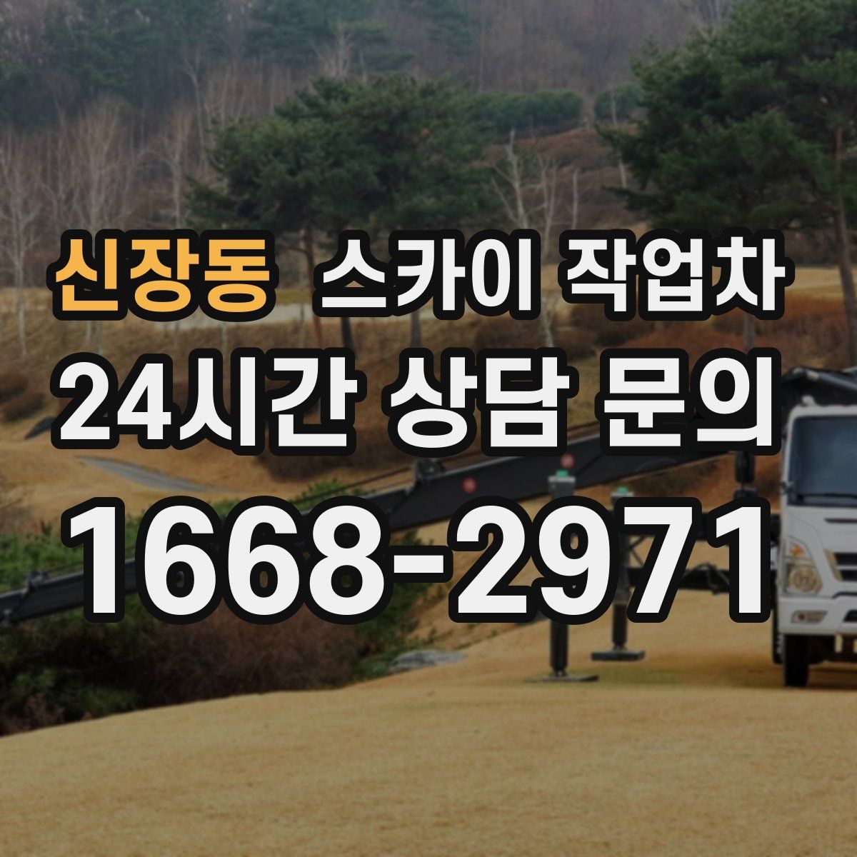 신장동 스카이 작업차